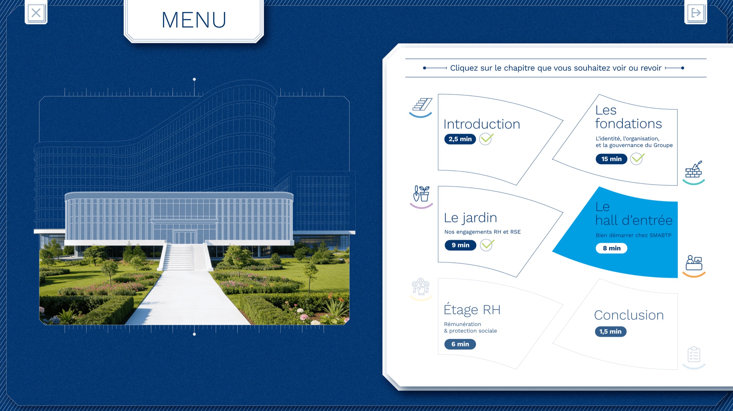 Module e-learning d'onboarding pour les nouveaux salariés SMABTP — Visuel 2